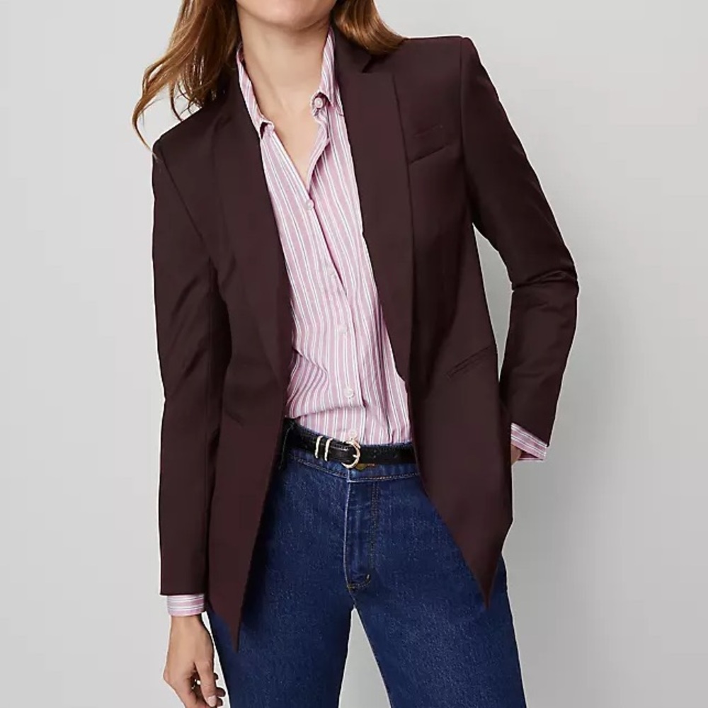 Banana Republic Factory Dark Plum Blazer
